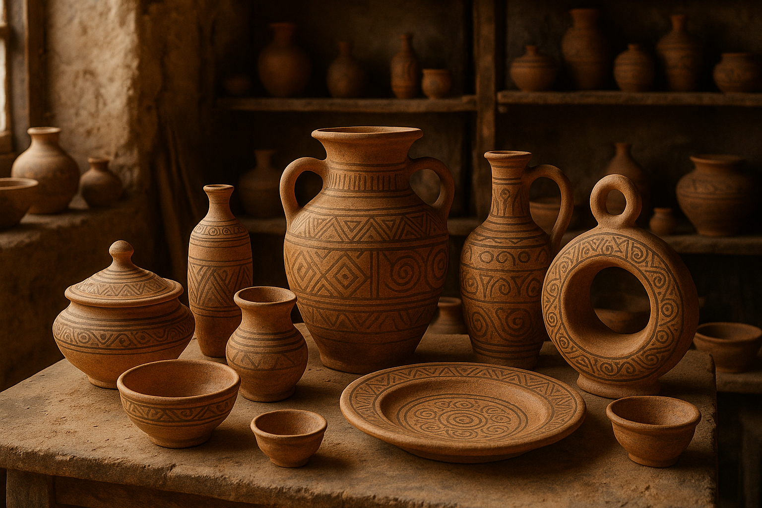 Kapadokya geleneksel seramik eserleri